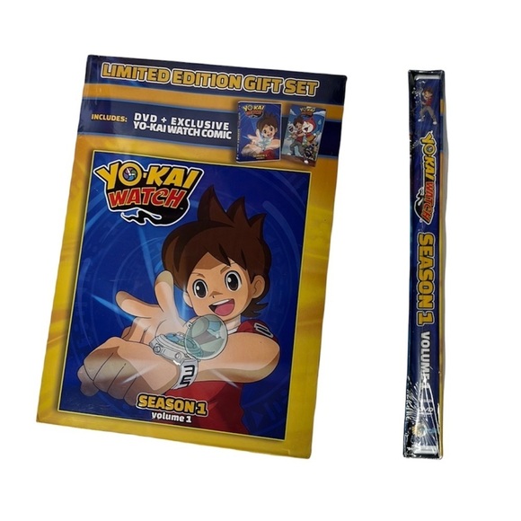 Yo-kai Watch DVD Season 1 Vol 1 Limited Edition Gift Set w/Comic Book New Sealed - Picture 1 of 6